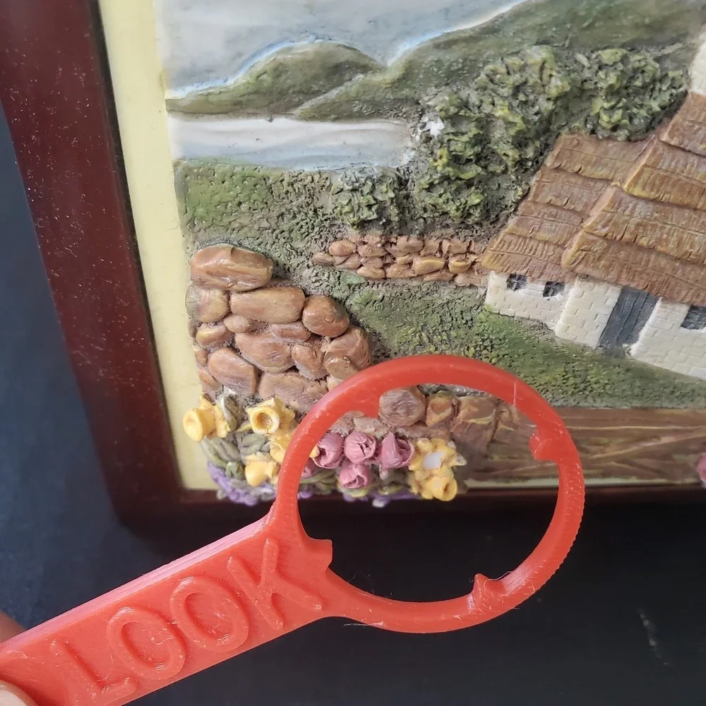 Gift Of Sound 3D Musical Jewelry Box Cottage Garden Jean Everett Minor Flaws